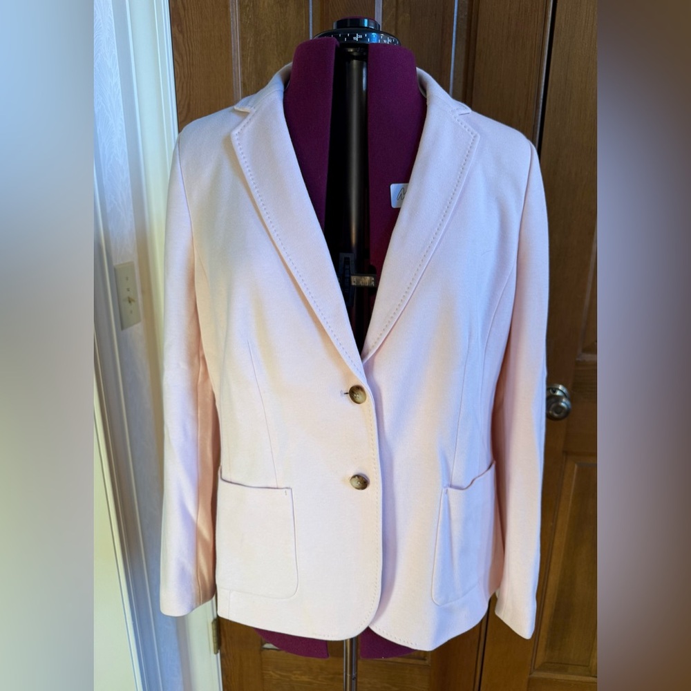 Talbots Women's Light Pink Blazer